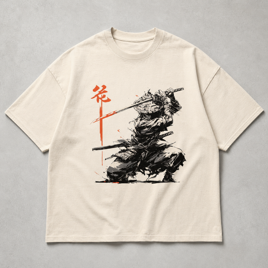 Ronin Strike off-white T-shirt framifrån